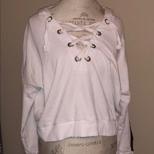 Forever 21- White Sweatshirt